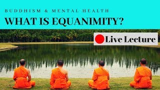 What is Equanimity and How Do You Cultivate It Buddhism amp Mental Health Live Lecture [upl. by Rosenkranz416]