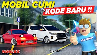 KONVOI BERBURU KODE REDEEM BARU DAN MOBIL CUMI SPESIAL  REVIEW SWID UPDATE  Roblox Indonesia [upl. by Su939]