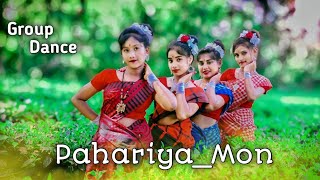 Pahariya Mon ♥️ Cover Dance Video পাহাড়িয়া মন  Pahariya dance group dancer group4 [upl. by Nirek525]