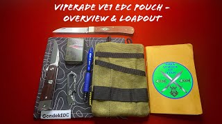 AN AWESOME amp VERSATILE EDC POUCH 🔥⚔️🔥 VIPERADE VE1 POUCH  Overview amp Loadout [upl. by Nilpik]