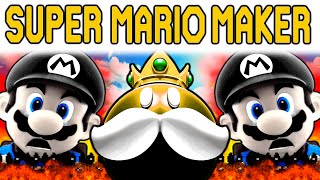 Super Mario Maker  THE SUPER EXPERT RAGE OF 100 MARIOS [upl. by Towroy]