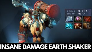 INSANE DAMAGE EARTHSHAKER MID LANE [upl. by Ahsiekyt463]