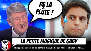 Philippe de Villiers IRONISE sur Gabriel attal et son nouveau gouvernement [upl. by Weinstein]