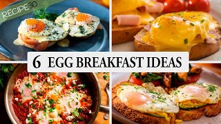 6 Egg Cracking Breakfast Recipes You Have to Try [upl. by Akemrej]