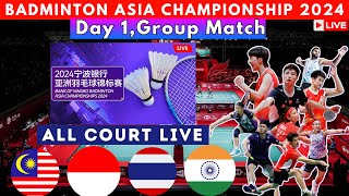 🔴Live  BANK OF NINGBO Badminton Asia Championships 2024  Malvika BANSOD vs Nurani Ratu [upl. by Tudor]