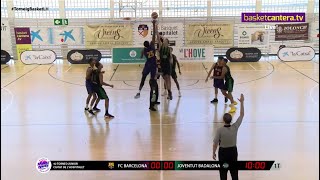 U18M  FC BARCELONA vs JOVENTUT BADALONA  FINAL Internacional Junior CB LHospitalet 2021 [upl. by Hightower614]