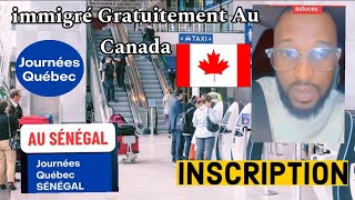 1ère partie inscriptionComment sinscrire aux journée Québec [upl. by Crabb]