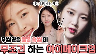 무쌍같은 속쌍필수👀 속쌍커풀 셀럽들의 아이메이크업 비밀⁉️ㅣ인보라INBORA [upl. by Atinihc]