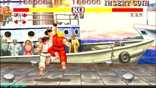 Street Fighter 2 Champion Edition  Ryu Arcade Hardest [upl. by Nnylear]