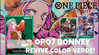 OP07 Jewelry Bonney  Revive Verde en la nueva edición [upl. by Fredette523]