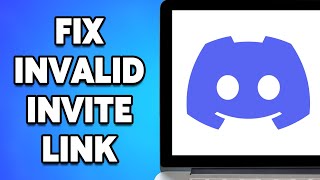 How To Fix Invalid Invite Link On Discord 2024 [upl. by Erihppas]