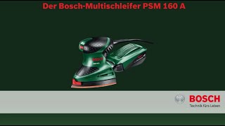 Bosch stellt vor Multischleifer PSM 160 A [upl. by Wakerly358]