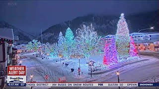 Holiday romantic movie filmed in Leavenworth Washington  FOX 13 Seattle [upl. by Nosam]