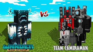 Warden vs Titan Duo amp All Cameraman amp Speakerman  Minecraft vs Skibidi Toilet [upl. by Kiraa487]