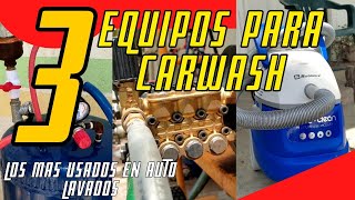 😱¡¡CONOCE AQUÍ 3 EQUIPOS para CARWASH💎 [upl. by Munniks]