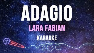 Lara Fabian  Adagio Karaoke [upl. by Dorweiler]