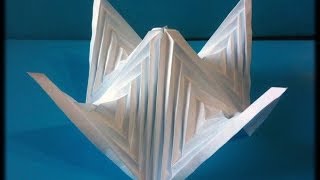 Folding Example Hyperbolic Paraboloid Shelter [upl. by Noivad]