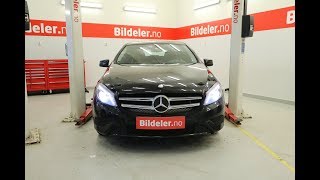 Mercedes Aklasse Hvordan tilbakestille servicevarsel i instrumentet  2012 til 2018 mod W176 [upl. by Led]