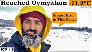 Reached Oymyakon Most Coldest Place on Earth 712°CPunjabi Travel VlogVlogYakutiaSakha Republic [upl. by Derry]