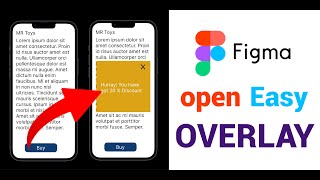 Mastering Figma Create Stunning Overlay Prototypes  Figma Tutorial [upl. by Sukhum]