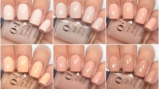 OPI  Infinite Shine Summer 2016  Swatch and Review [upl. by Ymmit]