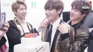 BANGTAN BOMB Happy Birthday to V  KBS 가요대축제 2016  BTS 방탄소년단 [upl. by Ardnohs]