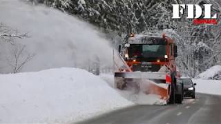 Winter in Reit im Winkl Winterdienst im Einsatz 2019 Schneechaos im Griff [upl. by Romilly]