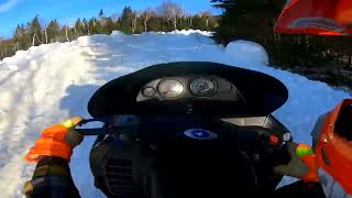 Polaris XCR 800 vs 2022 Turbo khaos 850 sidewinder SaddleBack Maine [upl. by Lad]