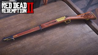 Red Dead Online  Bolt Action Rifle Weapons Customization amp Showcase  RDR 2 [upl. by Atinnod]