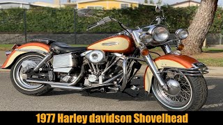 1977 Harley Davidson Shovelhead FLH [upl. by Sartin]