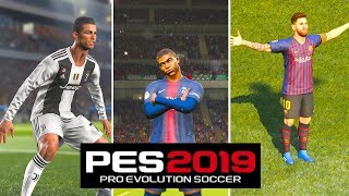 PES 2019  Signature Celebrations ft Messi Neymar Ronaldo Mbappe Pogba  Fujimarupes [upl. by Atiraj]