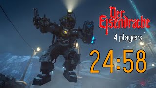 WR Der Eisendrache 4 Player Easter Egg Speedrun World Record 2458 [upl. by Llig561]