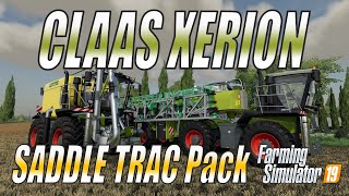 🚜 Testujeme CLAAS XERION SADDLE TRAC Pack  Farming Simulator 19 [upl. by Atiner]