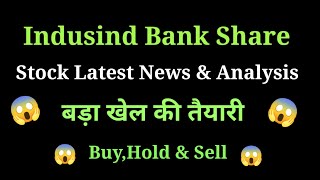 indusind bank share news today l indusind bank share latest news l indusind bank share news [upl. by Irol]