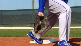 First Base Fielding Drills  Fundamentals of First Base Series by IMG Academy Baseball 3 of 4 [upl. by Hynda876]