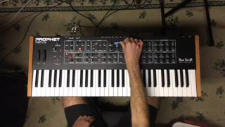 Dave Smith Instruments Prophet Rev2 Demo of Voices and Sounds [upl. by Ylam]