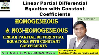 Homogeneous Partial Differential Equations  NonHomogeneous Partial Differential Equations [upl. by Ettennej42]