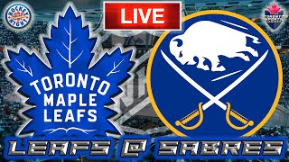 Toronto Maple Leafs vs Buffalo Sabres LIVE Stream Game Audio  NHL LIVE Stream Gamecast amp Chat [upl. by Schuman]