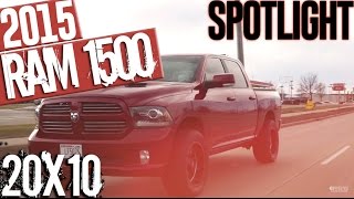 Vehicle Spotlight 2015 Ram 1500 leveled 20x10s and 33x125s [upl. by Brecher]