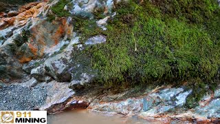 Gold Quartz Veins Running Through Bedrock [upl. by Dalt872]