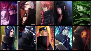 la HISTORIA de TODOS los MIEMBROS de AKATSUKI en naruto oficial💀 [upl. by Notlad]