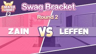 Zain vs Leffen  Swag Bracket Round 2  Smash Summit 9 [upl. by Pine784]