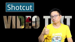 Shotcut Intro Effects  Video In Text Tutorial For Beginners [upl. by Womack442]