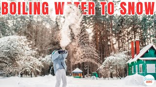 What Happens When You Throw Boiling Water Into Freezing Air [upl. by Lierbag]