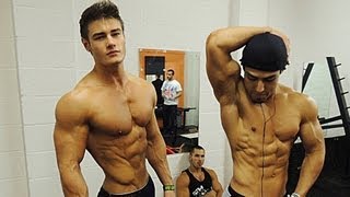 Aesthetic Bodybuilding Workout in Europe with Jeff Seid Alon Gabbay Matt Ogus Chris Lavado [upl. by Esinaej]