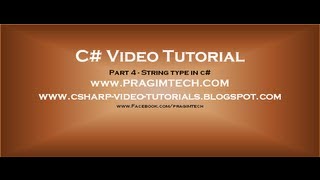 Part 4  C Tutorial  String type in cavi [upl. by Ruckman]