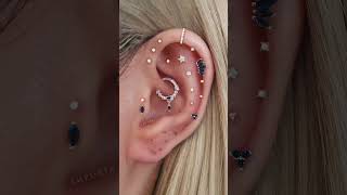 Celestial multiple ear piercing ideas for women [upl. by Elke]