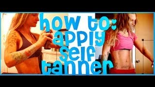 How to APPLY SELF TANNER flawlessly [upl. by Aimak]