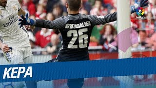 Kepa Best Saves in LaLiga Santander 20162017 [upl. by Sybila]