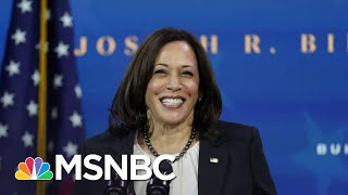 AKA Sorority Sisters From Howard University Celebrate Kamala Harris  Ayman Mohyeldin  MSNBC [upl. by Keppel]